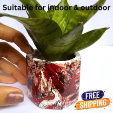 Vaso cemento dipinto