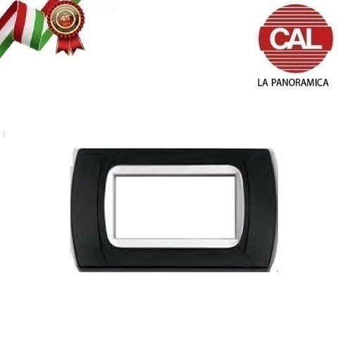 Placca nero interno - interno, bianco