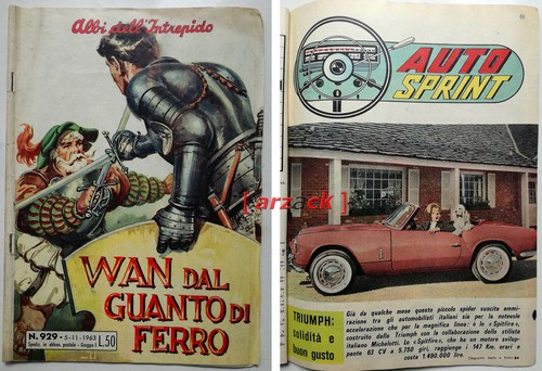 Albi dell intrepido - albi, auto