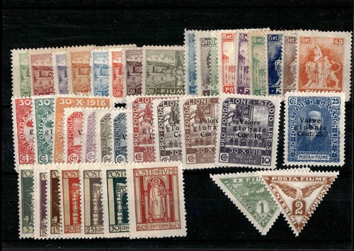Francobolli italia fiume - francobolli,