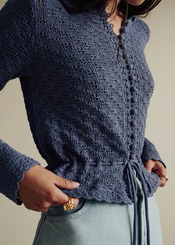 Sezane martie cardigan grayish - cardigan,