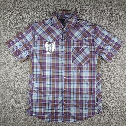 Camicia club ride uomo - m, viola