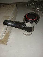 RUBINETTO COLLO DI CIGNO CROMATO IN COPPIA CALDA E FREDDA