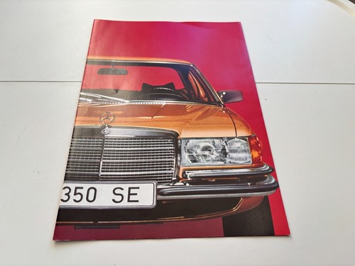 Mercedes 350 1972 depliant - 350, se
