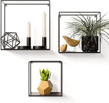 Set Di 3 Mensole Da Parete in