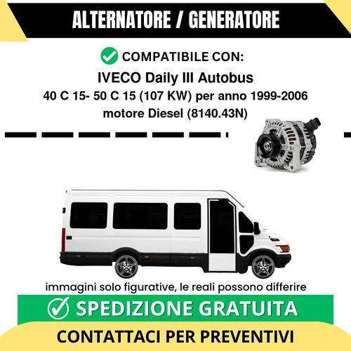 Alternatore iveco daily iii - alternatore,