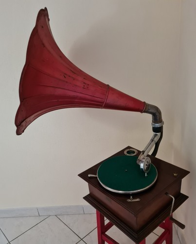 Diamond grammofono antico con - diamond,