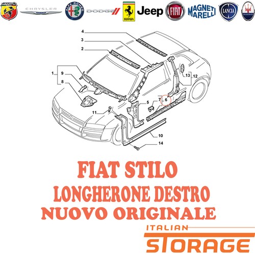 Fiat stilo longherone - fiat,