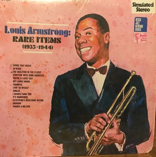 Louis armstrong rare items - armstrong,
