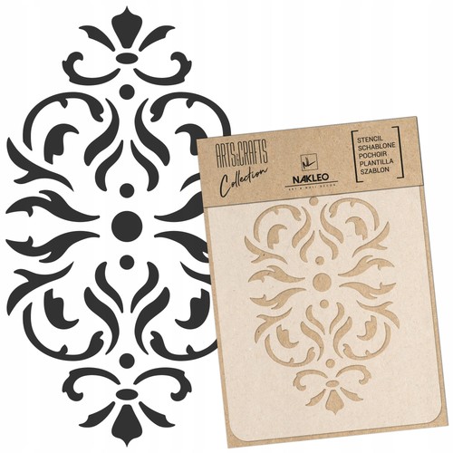 Stencil ornamento barocco