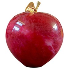 Red Marble Apple Table