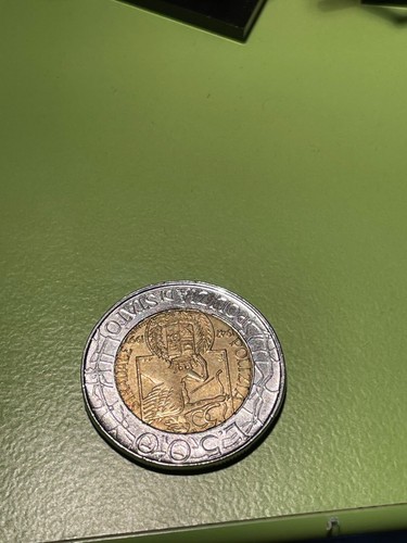 Moneta 500 lire - moneta, di
