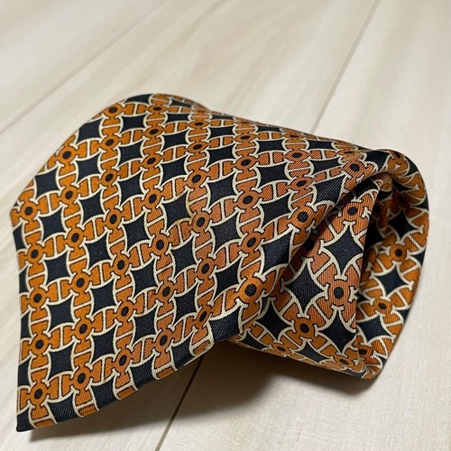 Cravatta seta hermes motivo - cravatta, di