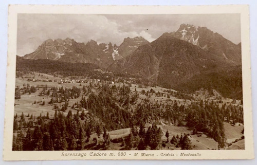 Cartolina lorenzago di - cartolina,