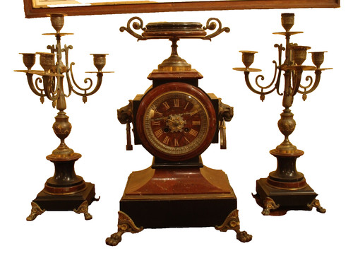 Orologio antico trittico - antico,