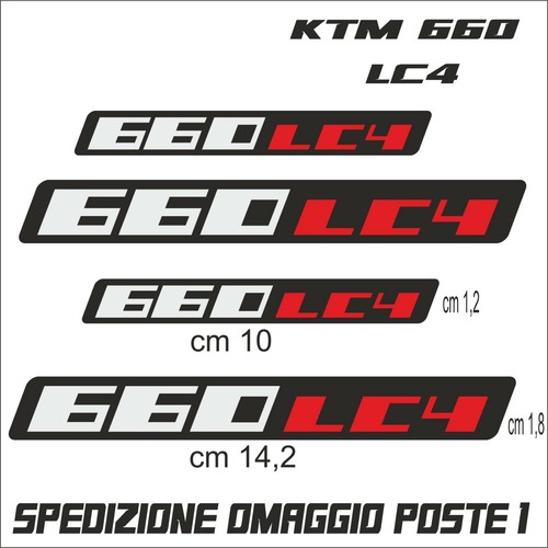 Adesivo ktm lc4 660 in - lc4,