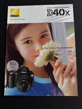 #A1001 - Nikon D40X, depliant, brochure, brochure 16 pagine