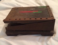 Vecchia Taglierina Per Carta A Ghigliottina In Legno