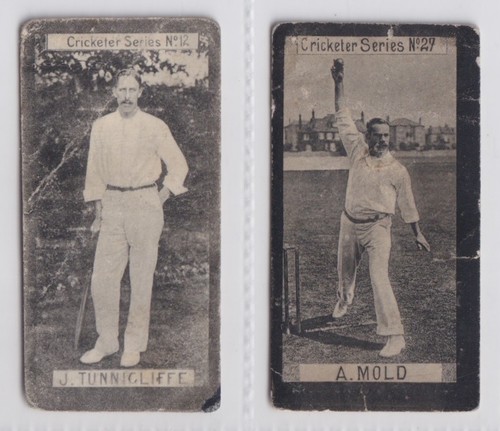 Cigarette cards cricketer - cards,