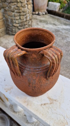 Antico contenitore ceramica - contenitore, in