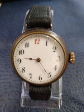 Orologio Donna Antico Trench Carica Manuale Immacolato Funzionante 