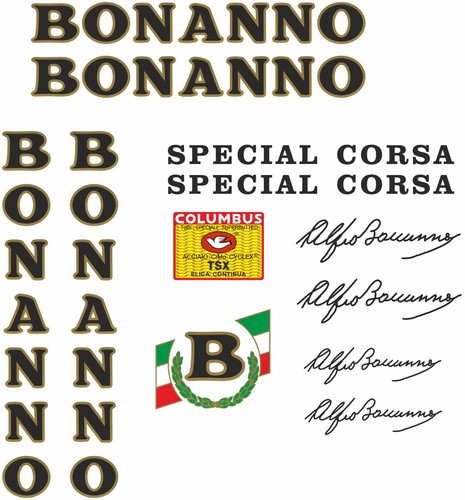 Adesivi telaio bonanno super - telaio,