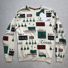 Maglione natalizio denim e