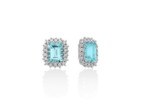 Miluna aquamarine diamond - &,