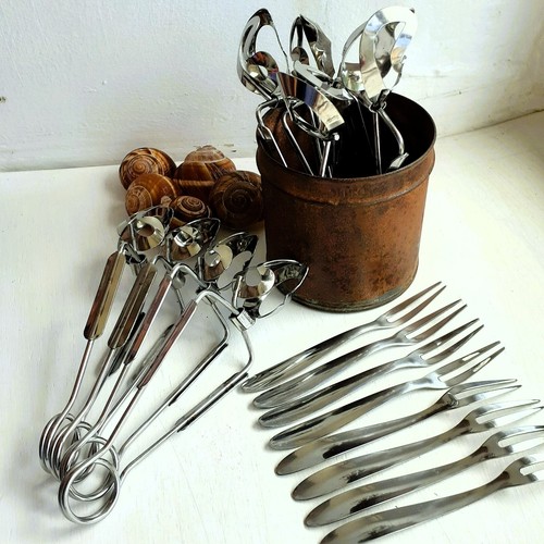 Set posate escargot pezzi - escargot,