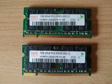 Memoria RAM SoDimm Hynix 2GB (2x 1GB) DDR2