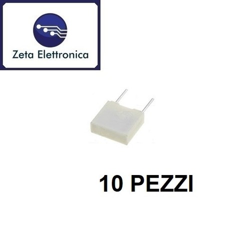 10pz condensatori poliestere - 10pz,