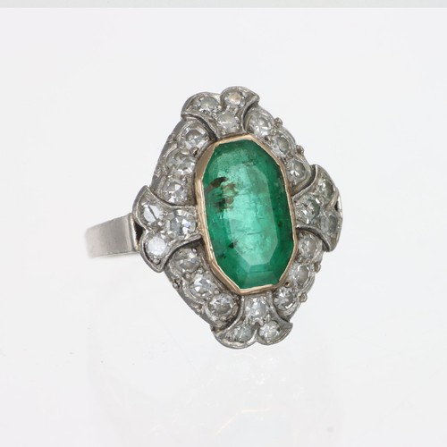 Anello antico con smeraldo - anello,
