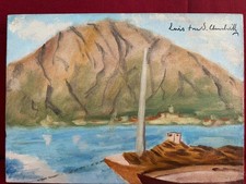 WINSTON CHURCHILL dipinto olio