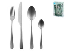 Servizio Posate 24 Pezzi Inox Austin Vintage Grigio Amefa