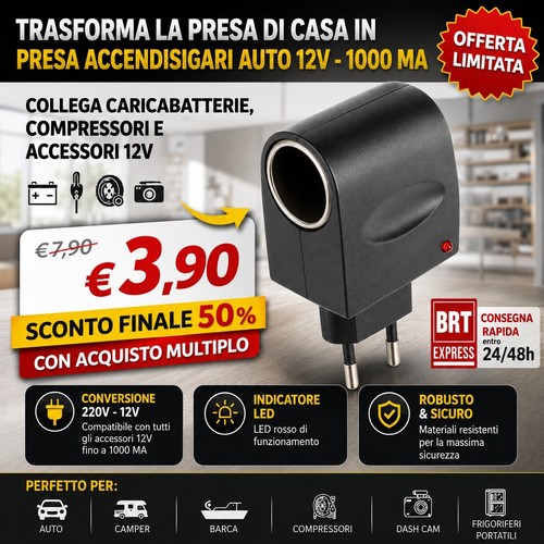 Adattatore accendisigari - adattatore,