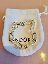 Bracelet Link PANDORA  argent 925/1000 poinçon  ALE PANDORA 20cm