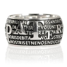 Anello con preghiera - anello, padre