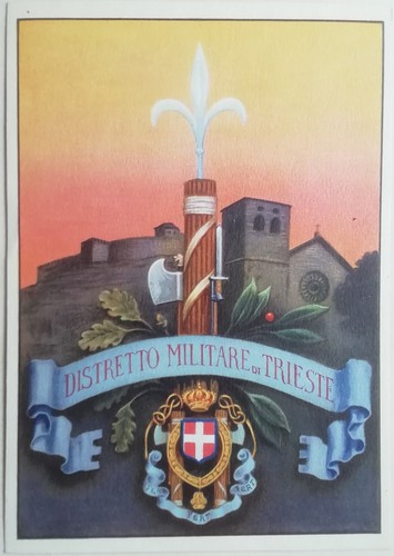 Cartolina distretto militare - cartolina,