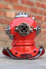 Casco design subacqueo fatto a mano 6" scrivania nautica tavolo mini subacquei immersioni