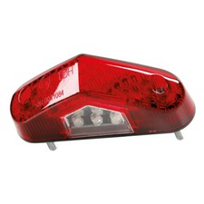 FANALE POSTERIORE FANALINO A LED PER MOTO MOTORI TARGA STOP POSIZIONE ROSSO 12V