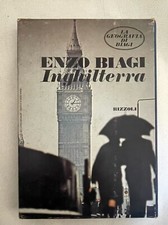 LIBRO INGHILTERRA Enzo Biagi 1980 Rizzoli La Geografia di Biagi 8 illustrato.