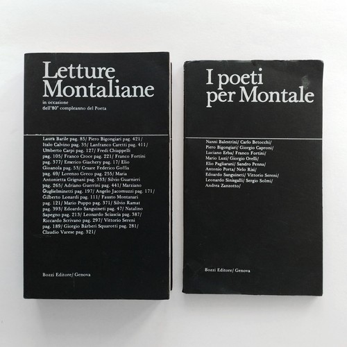 Poeti per montale - per, letture