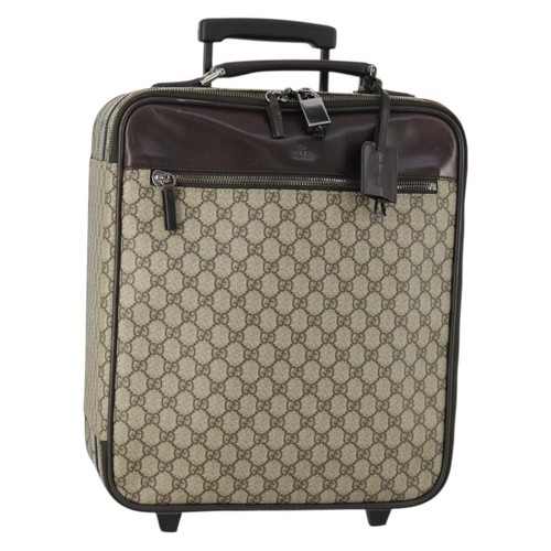 Gucci supreme valigia pvc - gg,