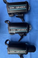 3 Godox QS400 II 400W luce