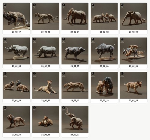Animali dell africa 18 - dell'africa, 1:18