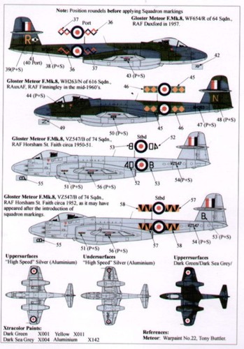 Xtradecal 48043 gloster - 48043, 1:48