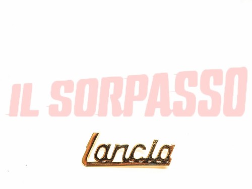 Scritta lancia dorata vano - ",