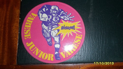 Adesivo varese junior football - varese,