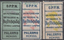 ER8445 Erinnofili Solidarietà: Prestito Nazionale Palermo 