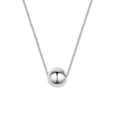 Collana charm perline acciaio - collana,